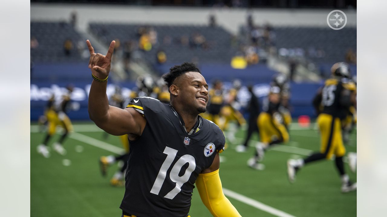 JUJU SMITH-SCHUSTER SIGNED PITTSBURGH STEELERS #19 SALUTE TO SERVICE N –  Super Sports Center