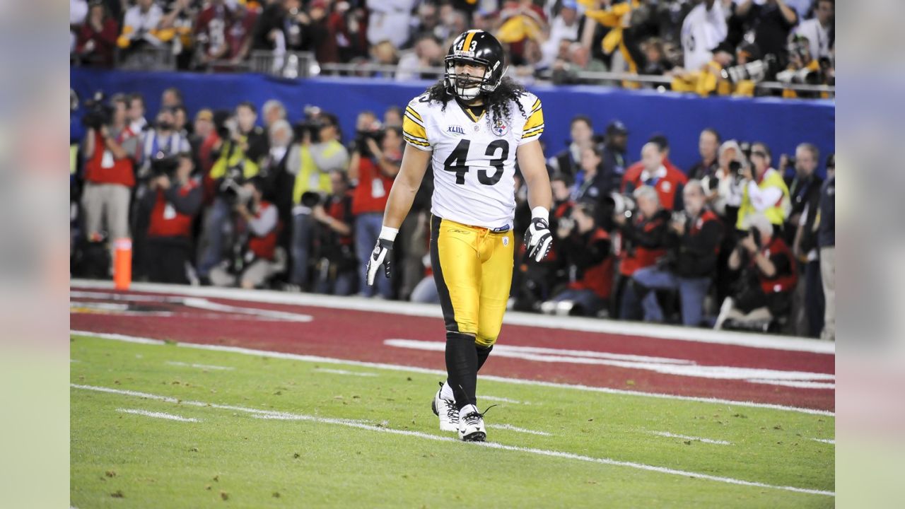 Troy Polamalu Super Bowl 40 Celebration Steelers 8x10 Photo |