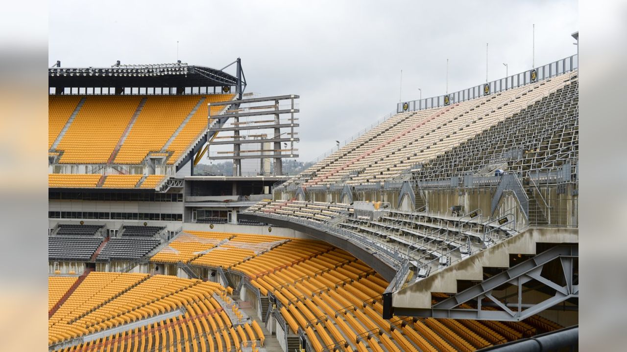 Construction begins on new seats at Heinz Field