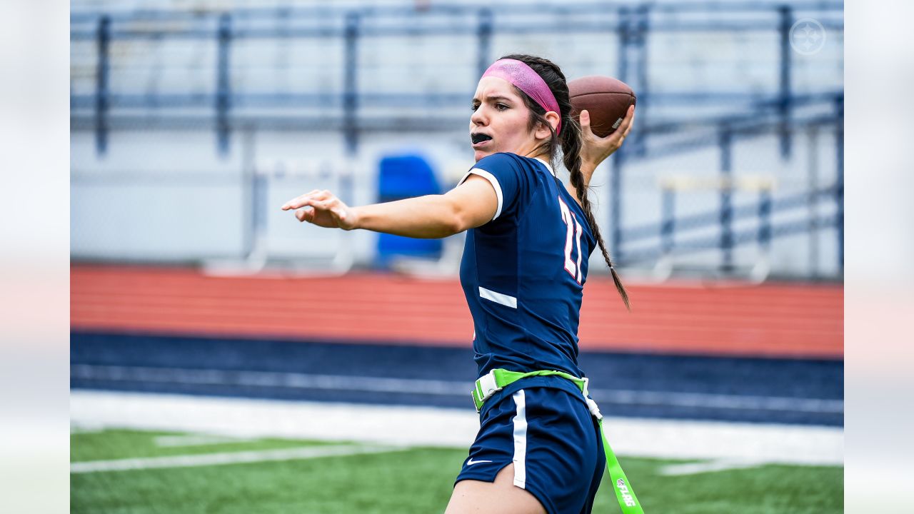 Steelers Depot 7⃣ on X: PHOTOS: 2023 Girls Flag Football - Week 5 #Steelers    / X