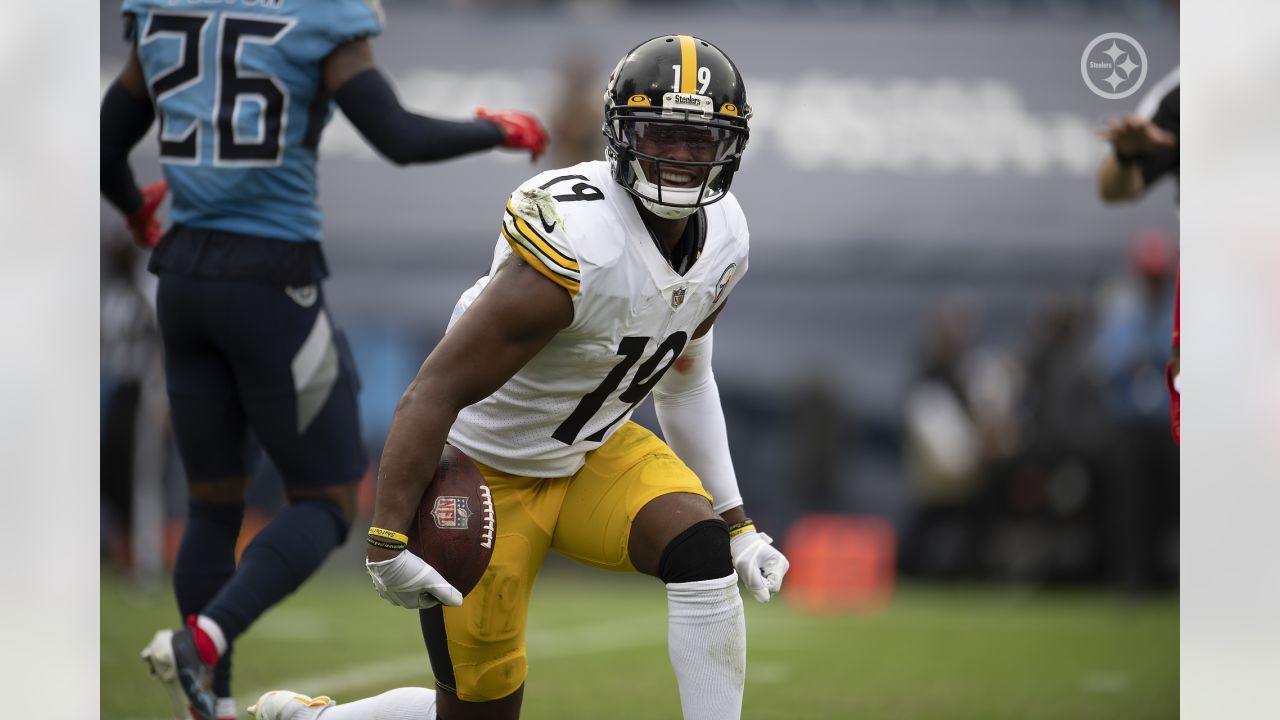 JUJU SMITH-SCHUSTER SIGNED PITTSBURGH STEELERS #19 SALUTE TO SERVICE N –  Super Sports Center