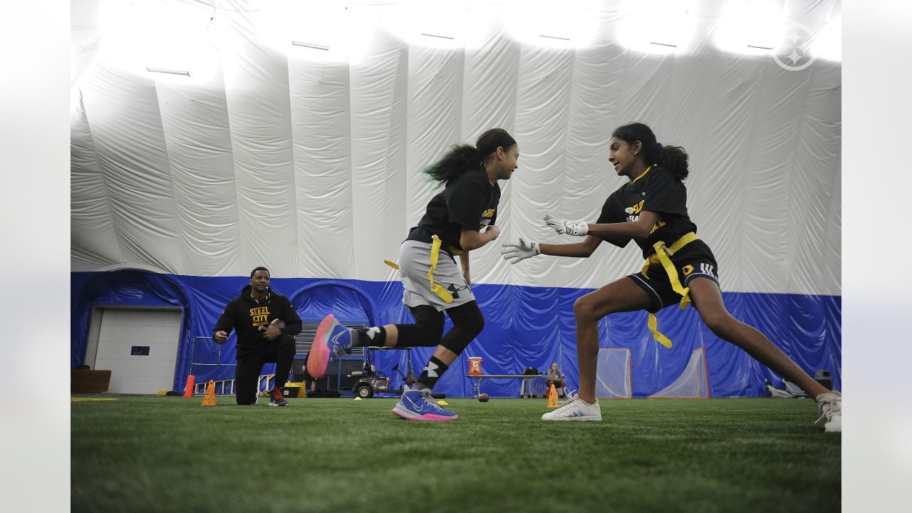 Steelers host Girls Flag Football Jamboree