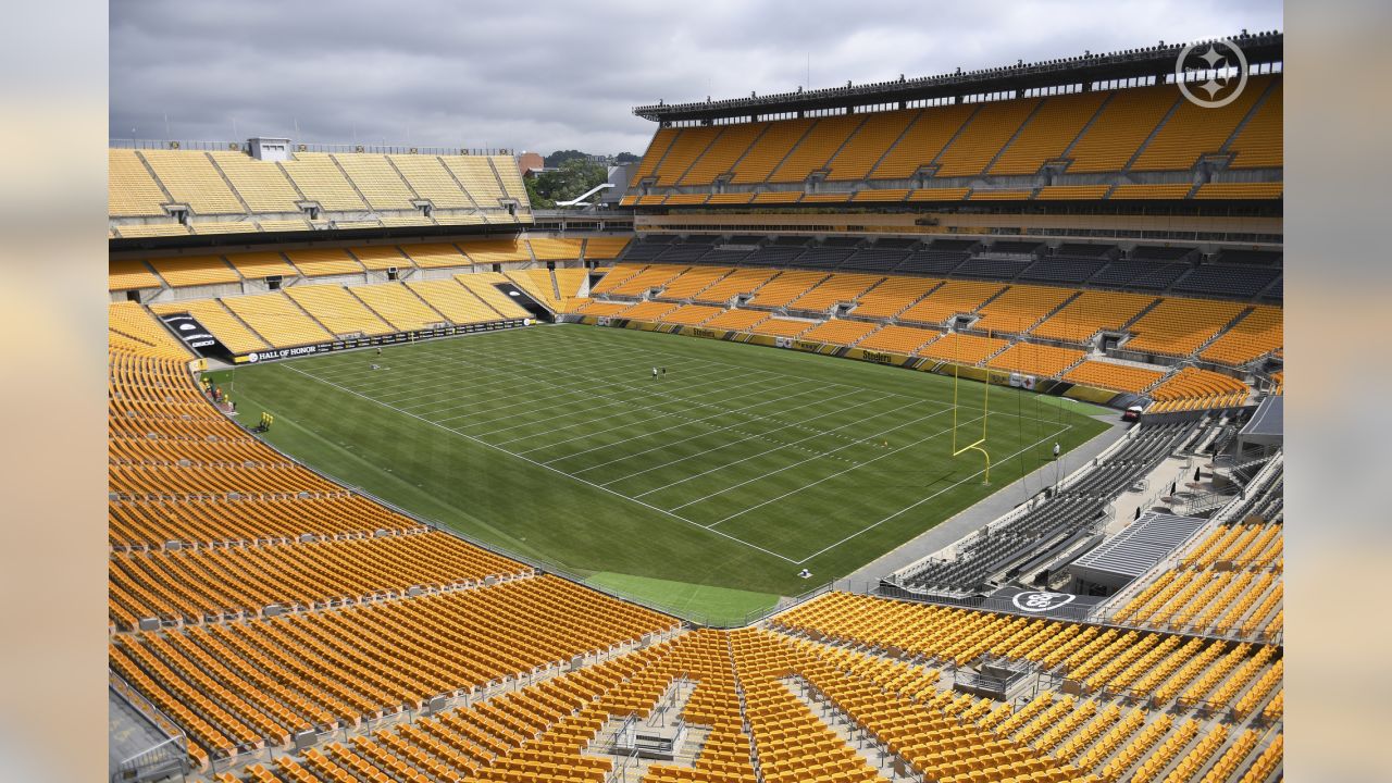 Preparing Heinz Field for Training Camp