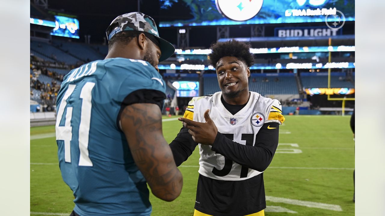 Photo: Jacksonville Jaguars fans celebrate a 45-42 win over the Pittsburgh  Steelers - PIT20180114320 