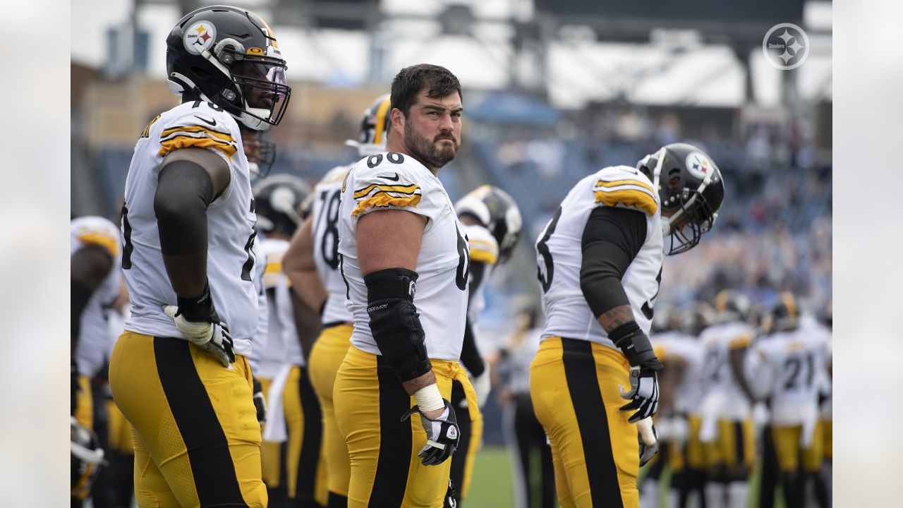 Pittsburgh Steelers offensive guard David DeCastro (66) blocks