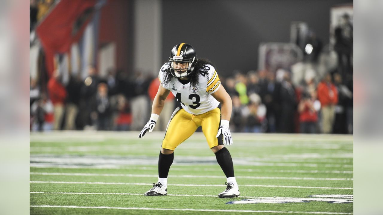 Troy Polamalu Super Bowl 40 Celebration Steelers 8x10 Photo |