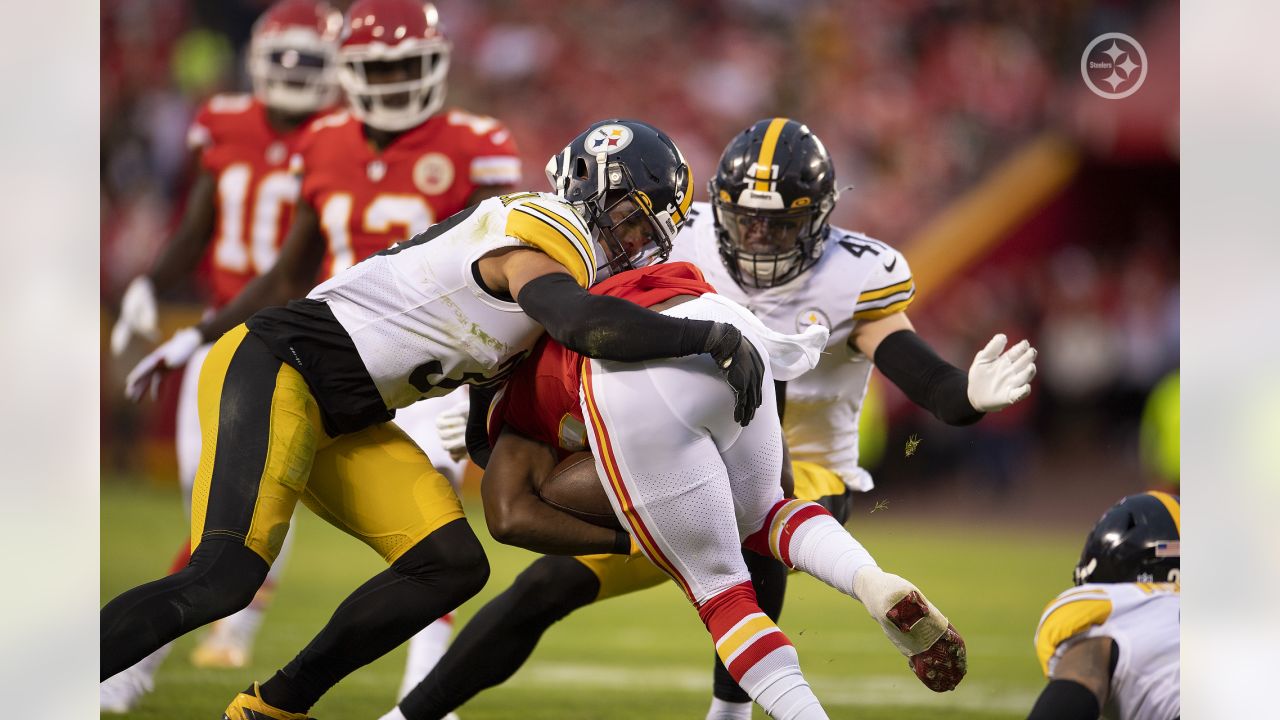 PITTSBURGH, PA - DECEMBER 24: Pittsburgh Steelers safety Minkah Fitzpatrick  (39) is announced during the national football league game between the Las  Vegas Raiders and the Pittsburgh Steelers on December 24, 2022