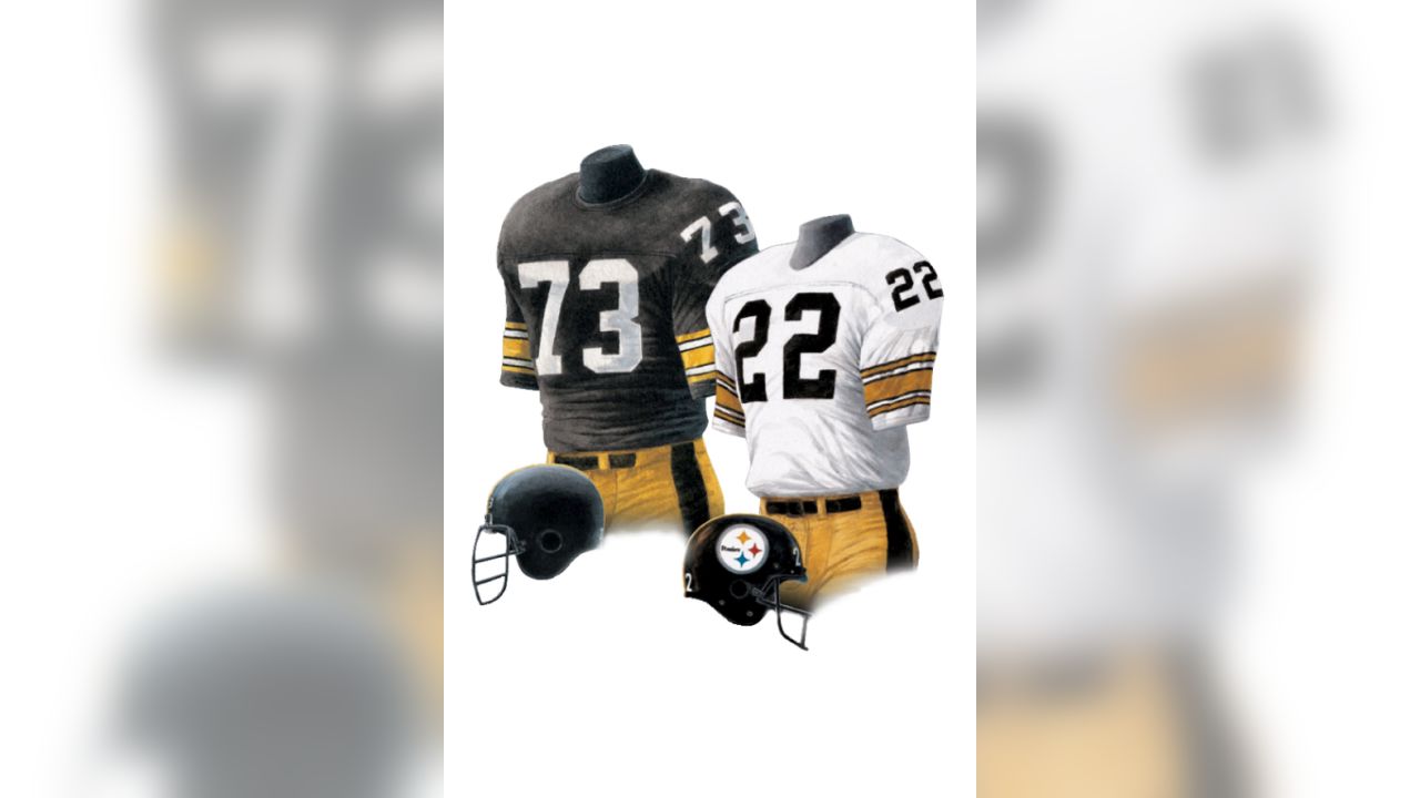 Pittsburgh Steelers Jersey & Helmet Uniform Set