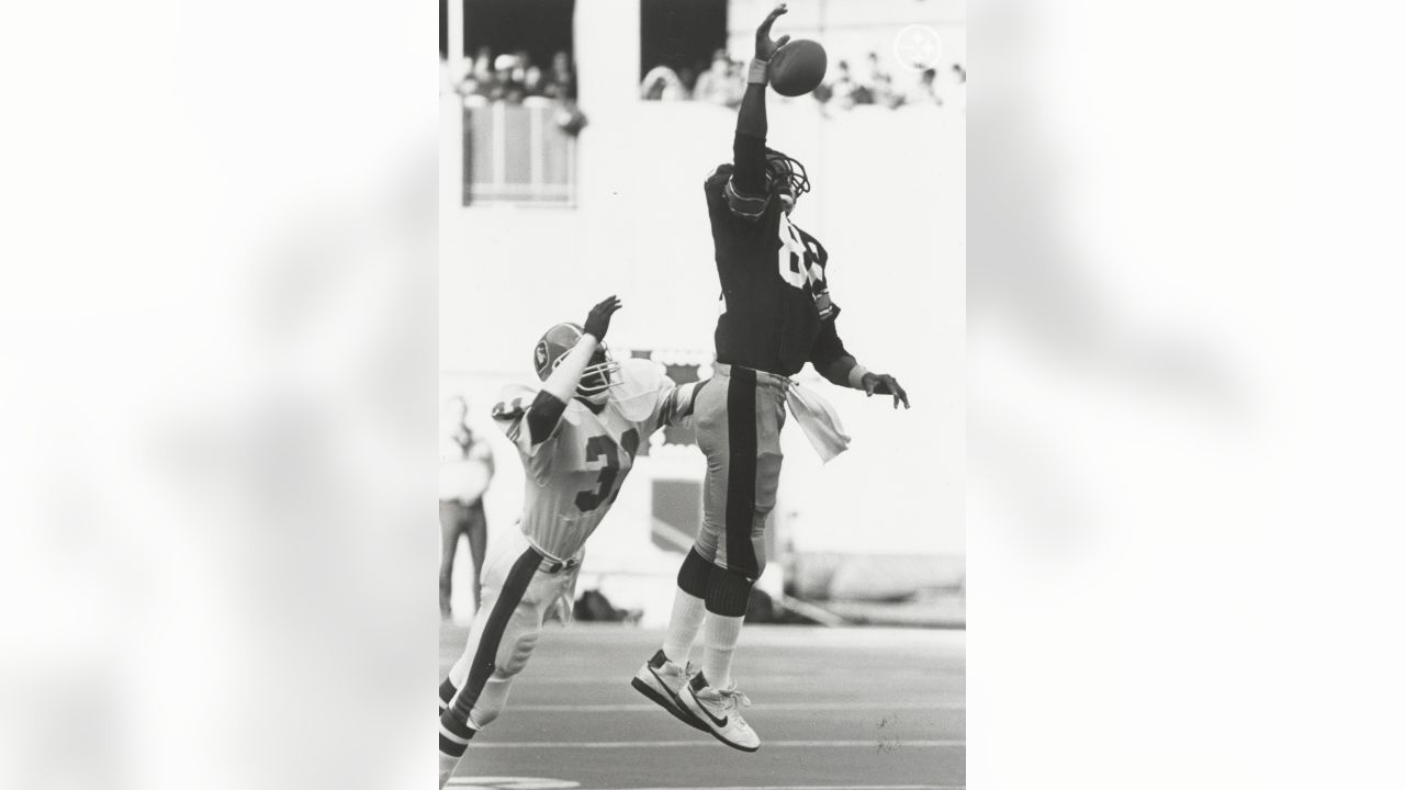 Groovy History - Former 1970s-80s Pittsburgh Steelers wide receivers, John  Stallworth and Lynn Swann. 