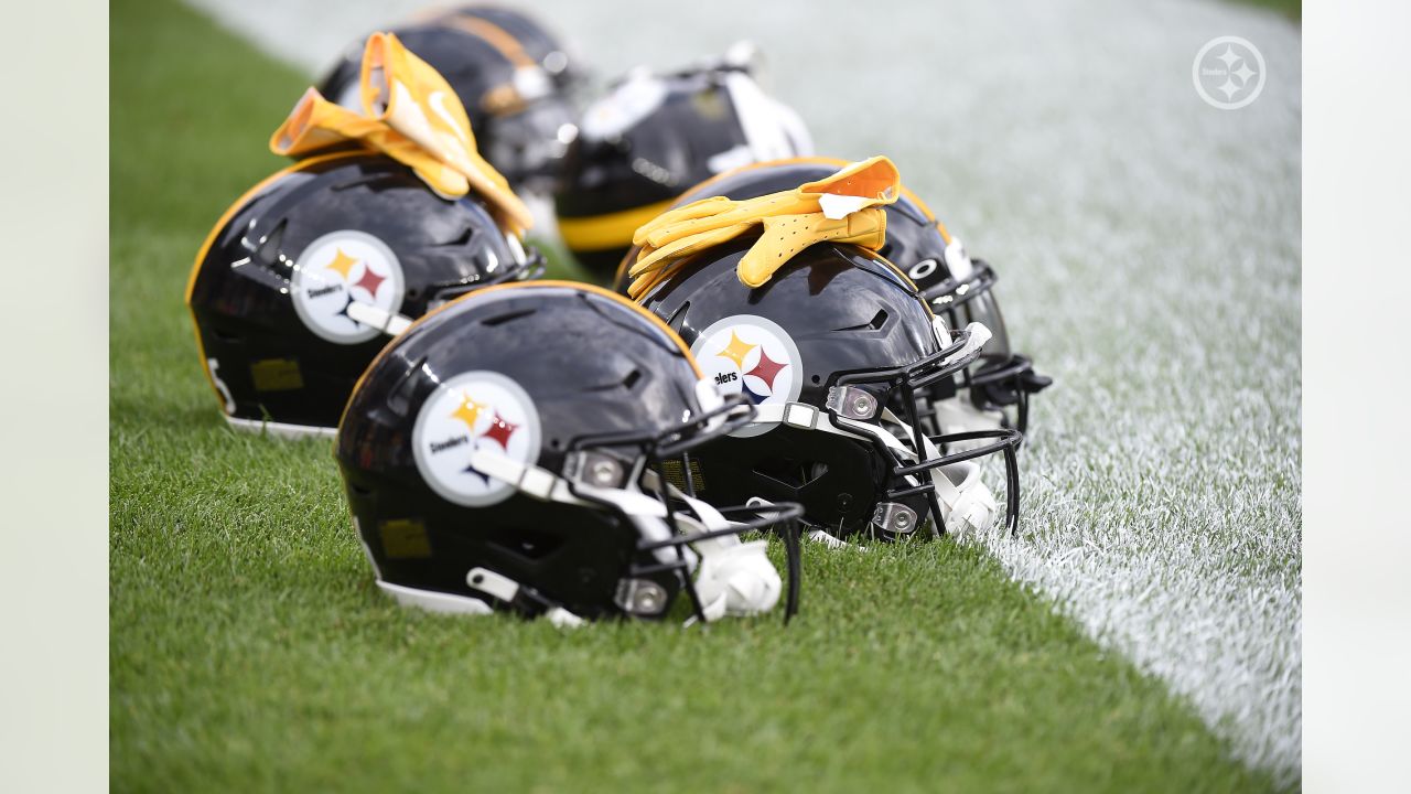 Aug 13th, 2022: Steelers helmet during the Pittsburgh Steelers vs