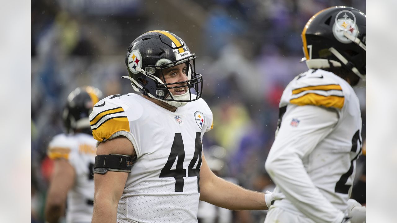 Pittsburgh Steelers fullback Derek Watt (44) warms up before an NFL  football game against the Houston Texans in Pittsburgh, Sunday, Sept. 27,  2020. (AP Photo/Gene J. Puskar Stock Photo - Alamy