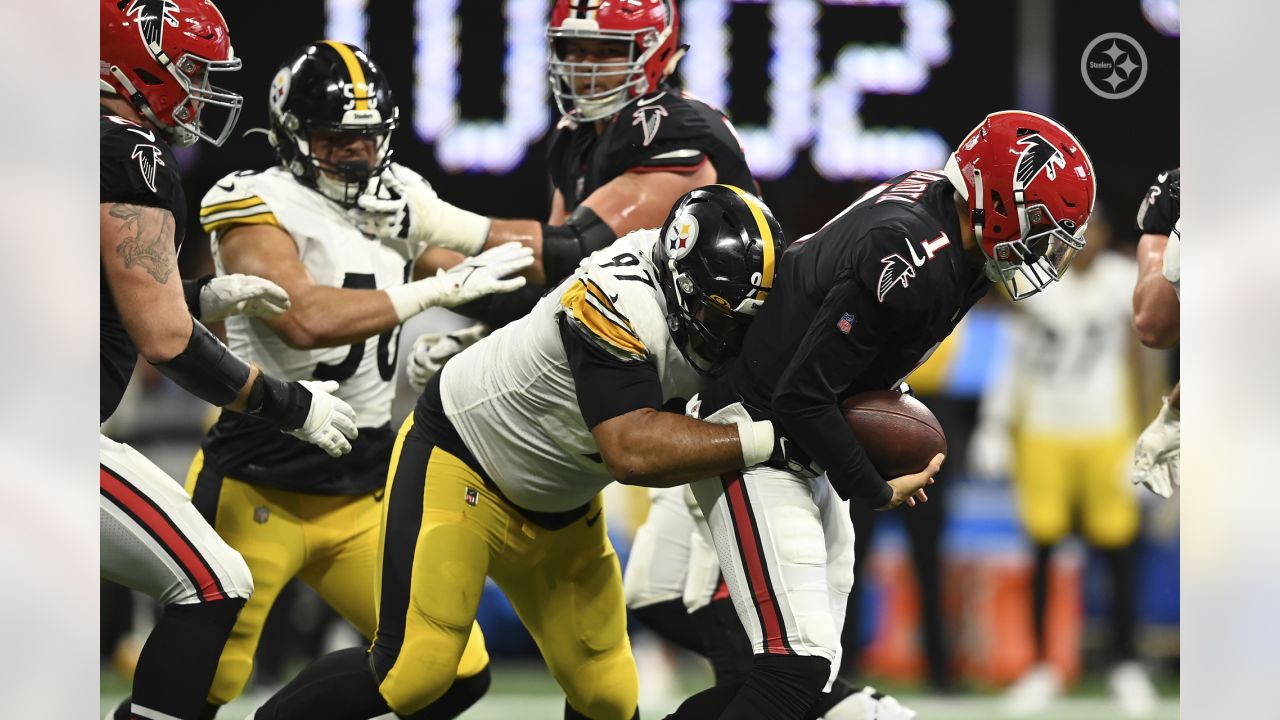 Photo: Steelers Huguenin Sacks Falcons Matt Simms - PIT2017082019