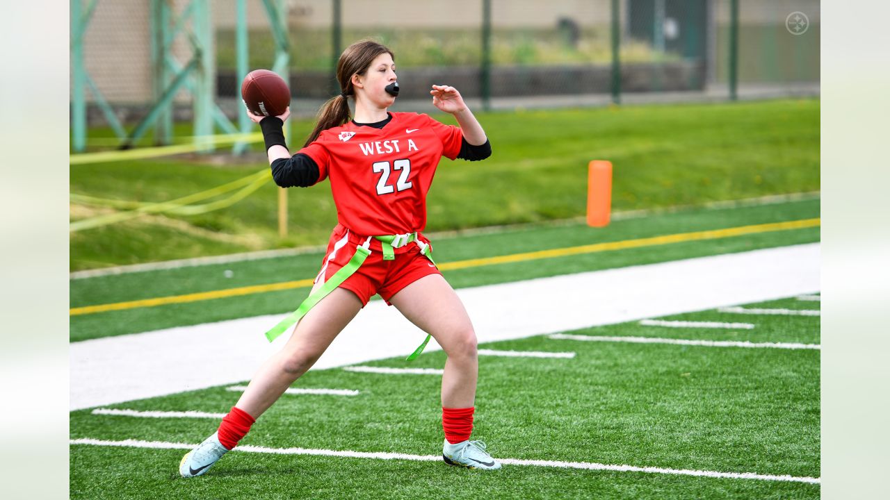 Girls flag football cleats store