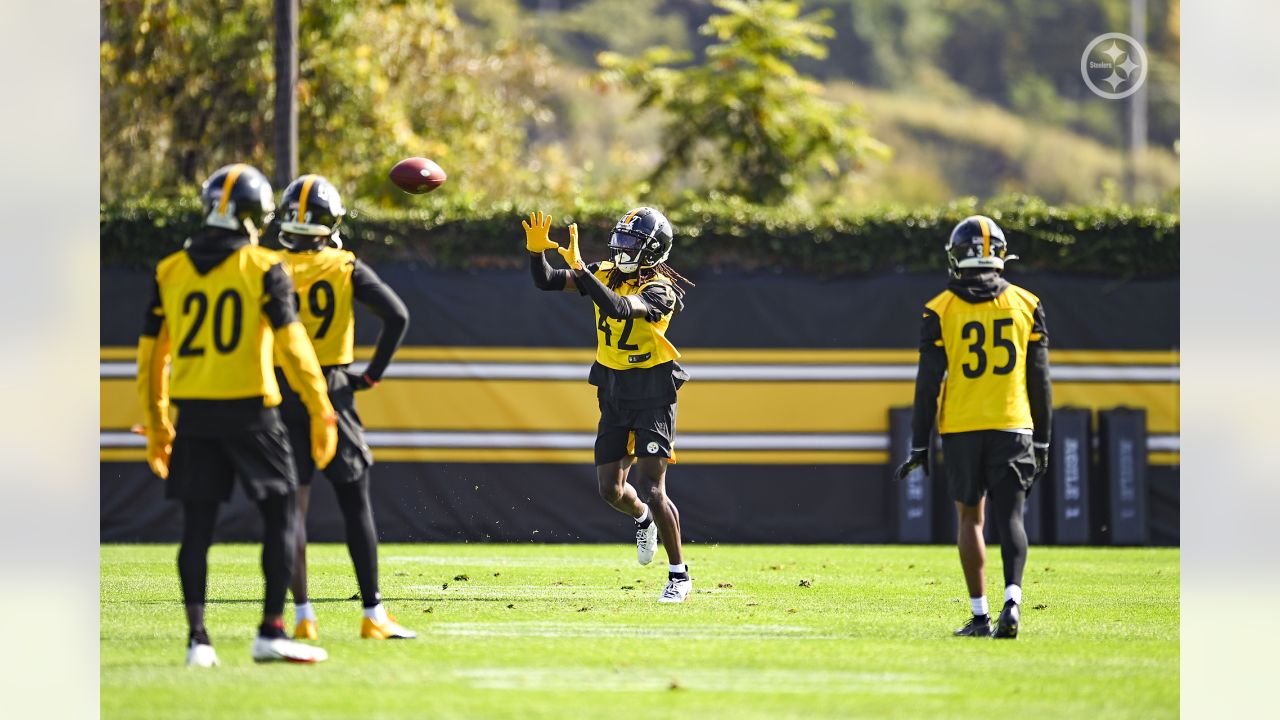 Pittsburgh Steelers offensive tackle Zach Banner (72) during an NFL football  practice, Monday, Aug. 9, 2021, in Pittsburgh. (AP Photo/Keith Srakocic  Stock Photo - Alamy