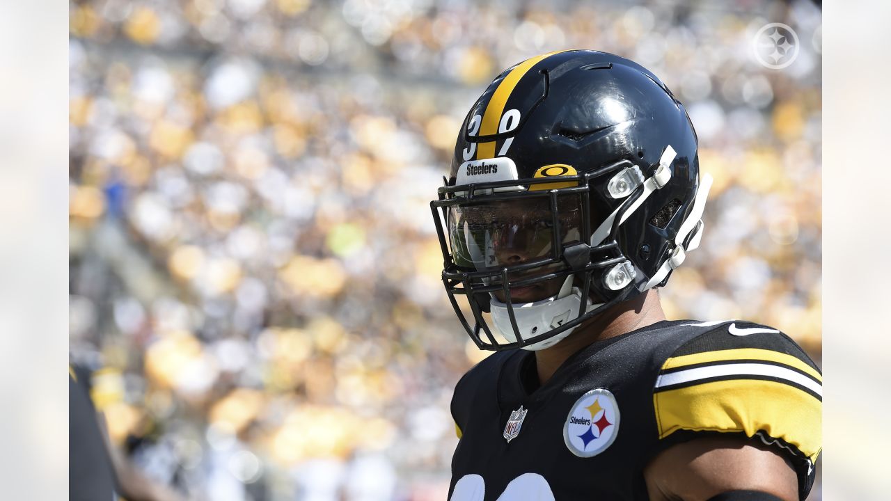 PITTSBURGH, PA - DECEMBER 24: Pittsburgh Steelers safety Minkah Fitzpatrick  (39) is announced during the national football league game between the Las  Vegas Raiders and the Pittsburgh Steelers on December 24, 2022