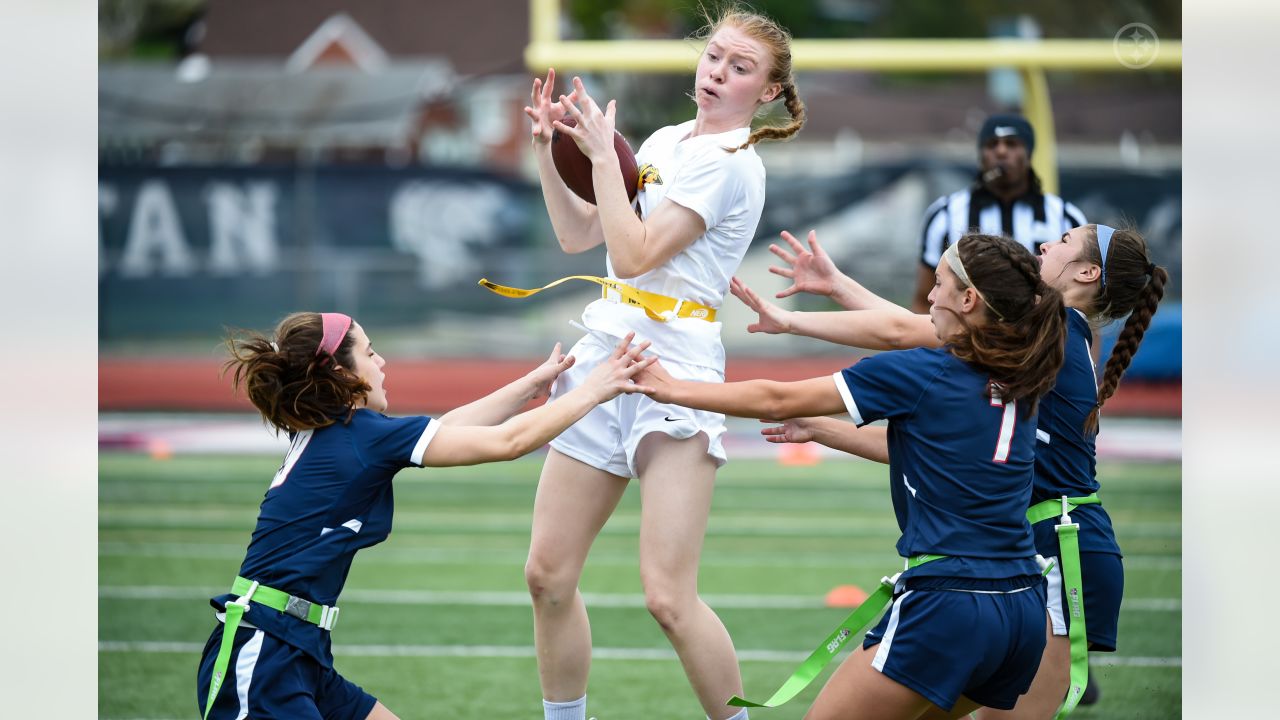 Steelers Depot 7⃣ on X: PHOTOS: 2023 Girls Flag Football - Week 5 #Steelers    / X