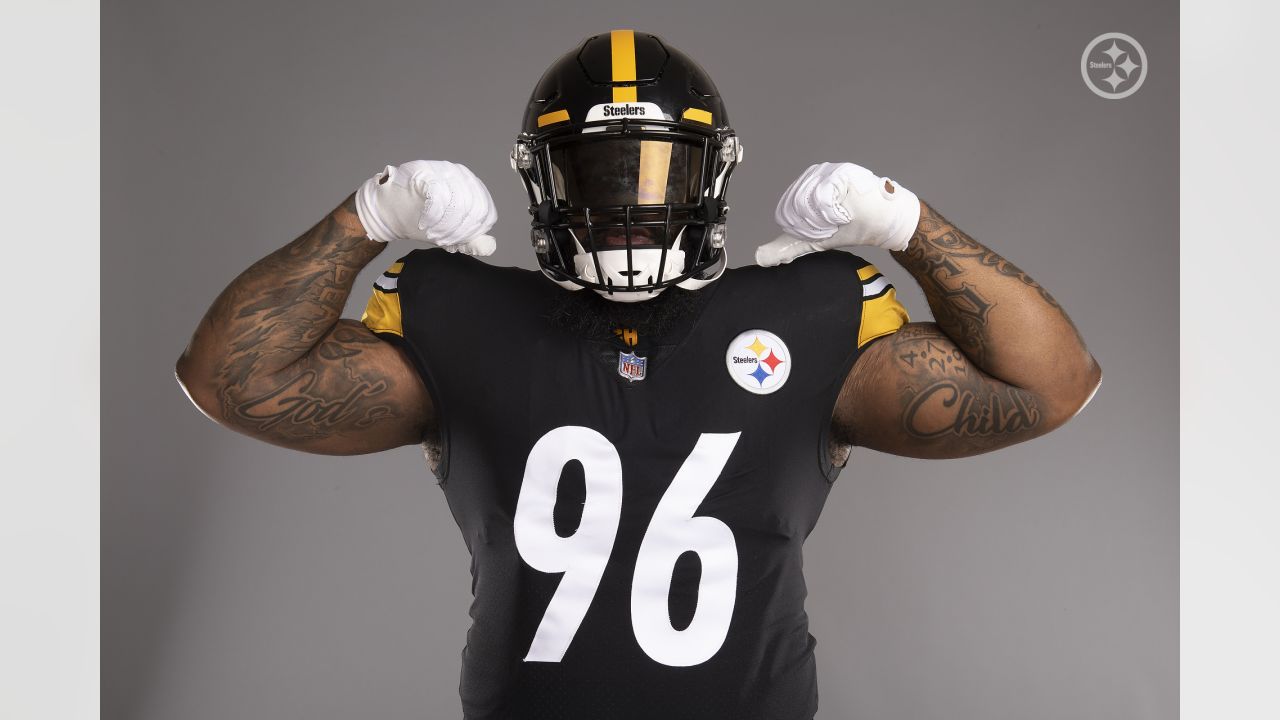 Isaiah Buggs Number 96 Jersey Pittsburgh Steelers Inspired from