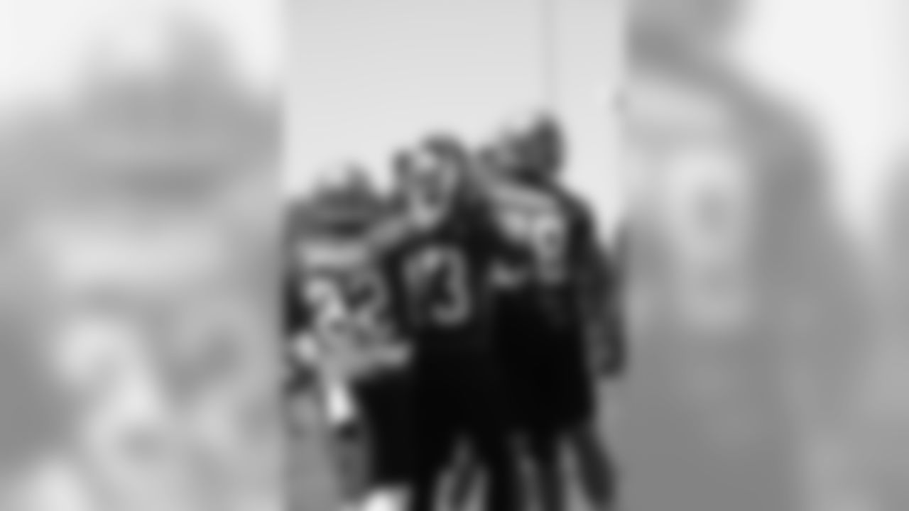RB Matt Breida, Aaron Burbridge and OL Mike Person