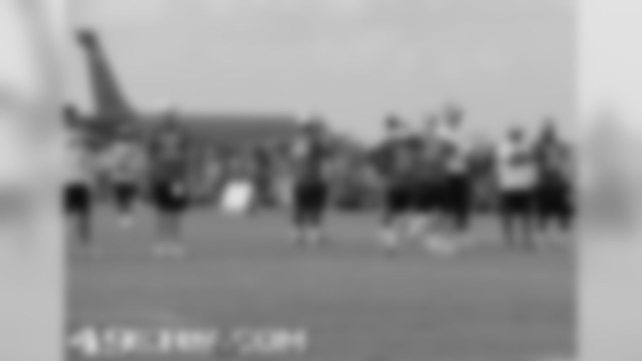 The AFC team practices