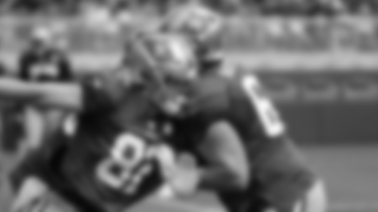 TE Ross Dwelley, OL Colton McKivitz
