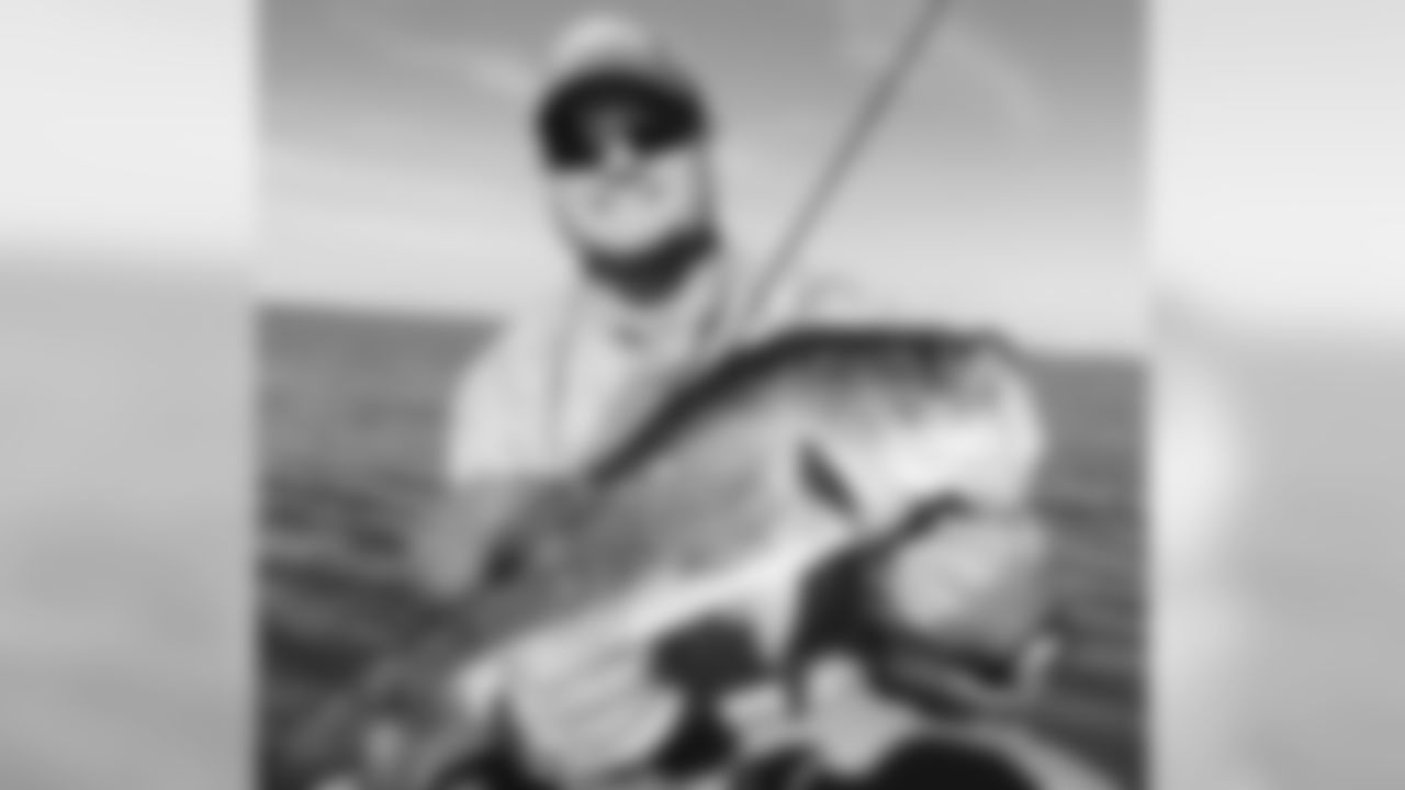 Vance McDonald fishing