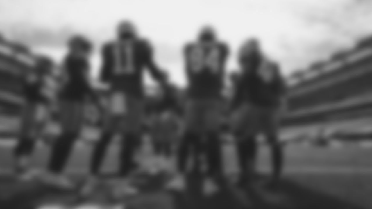 RB Raheem Mostert, WR Brandon Aiyuk, #84 Kendrick Bourne, WR, offense, #44 Kyle Juszczyk, FB, offense,