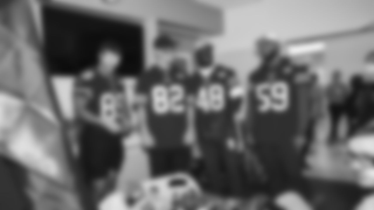 TE Charlie Woerner, TE Ross Dwelley, LB Oren Burks, LB Curtis Robinson