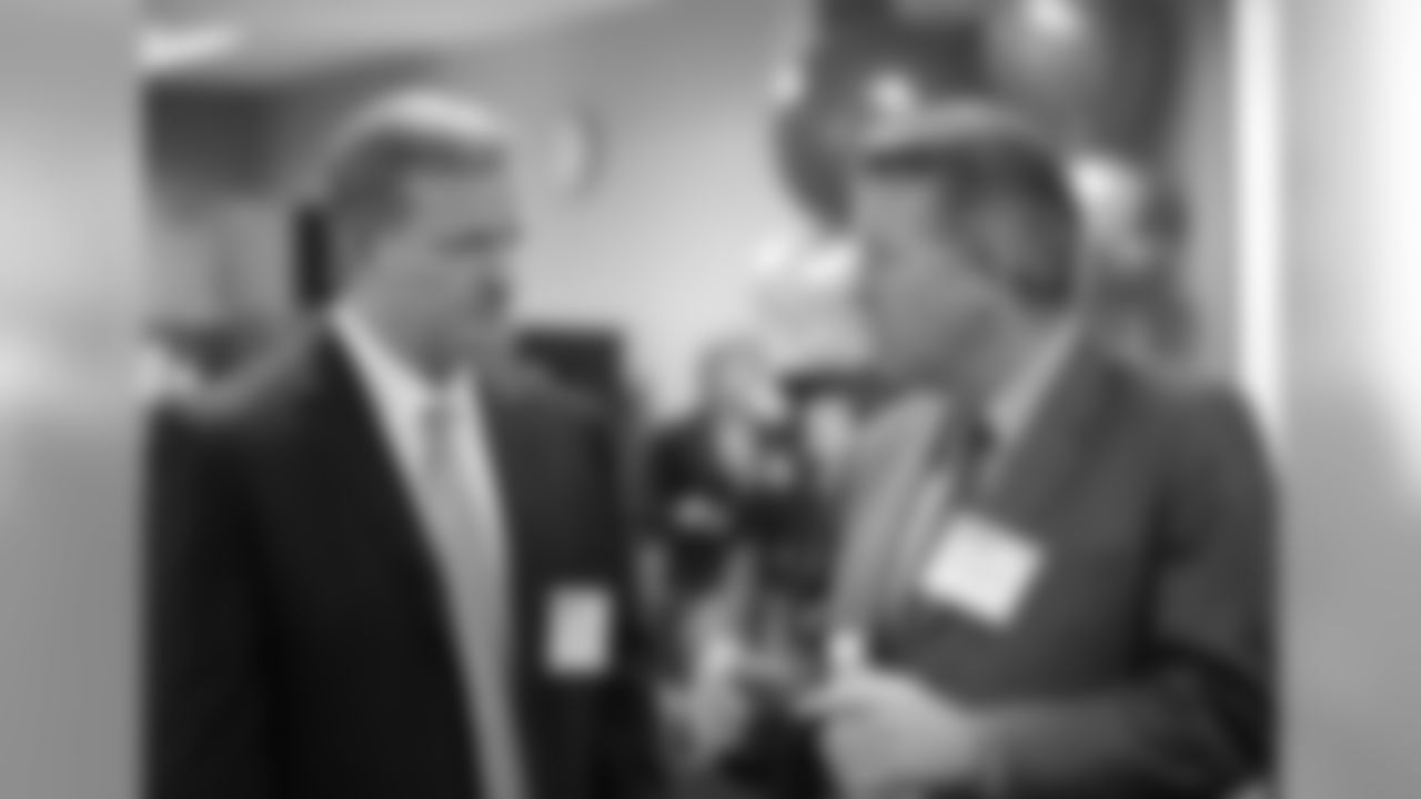 Commissioner Roger Goodell and Senior VP of Cisco David Holland