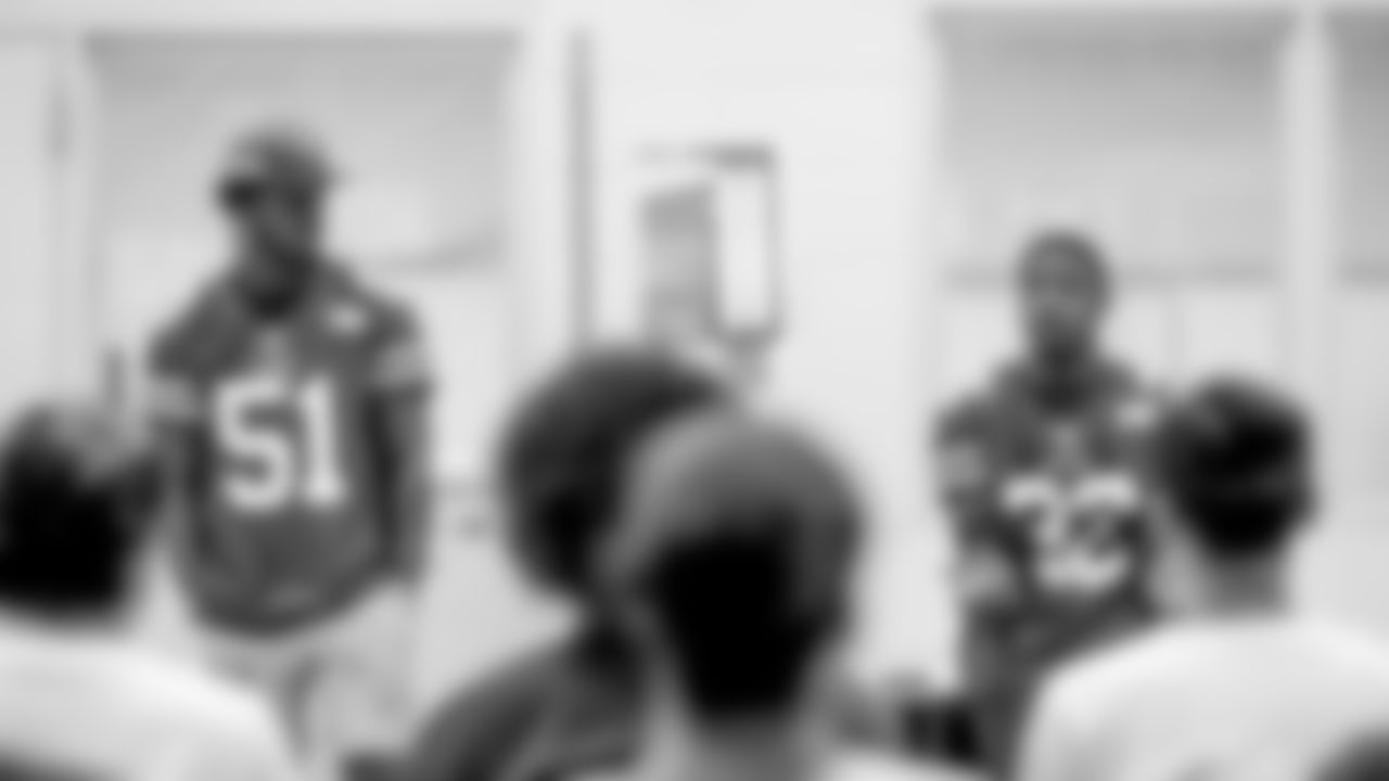 LB Azeez Al-Shaair and DB D.J. Reed Jr.