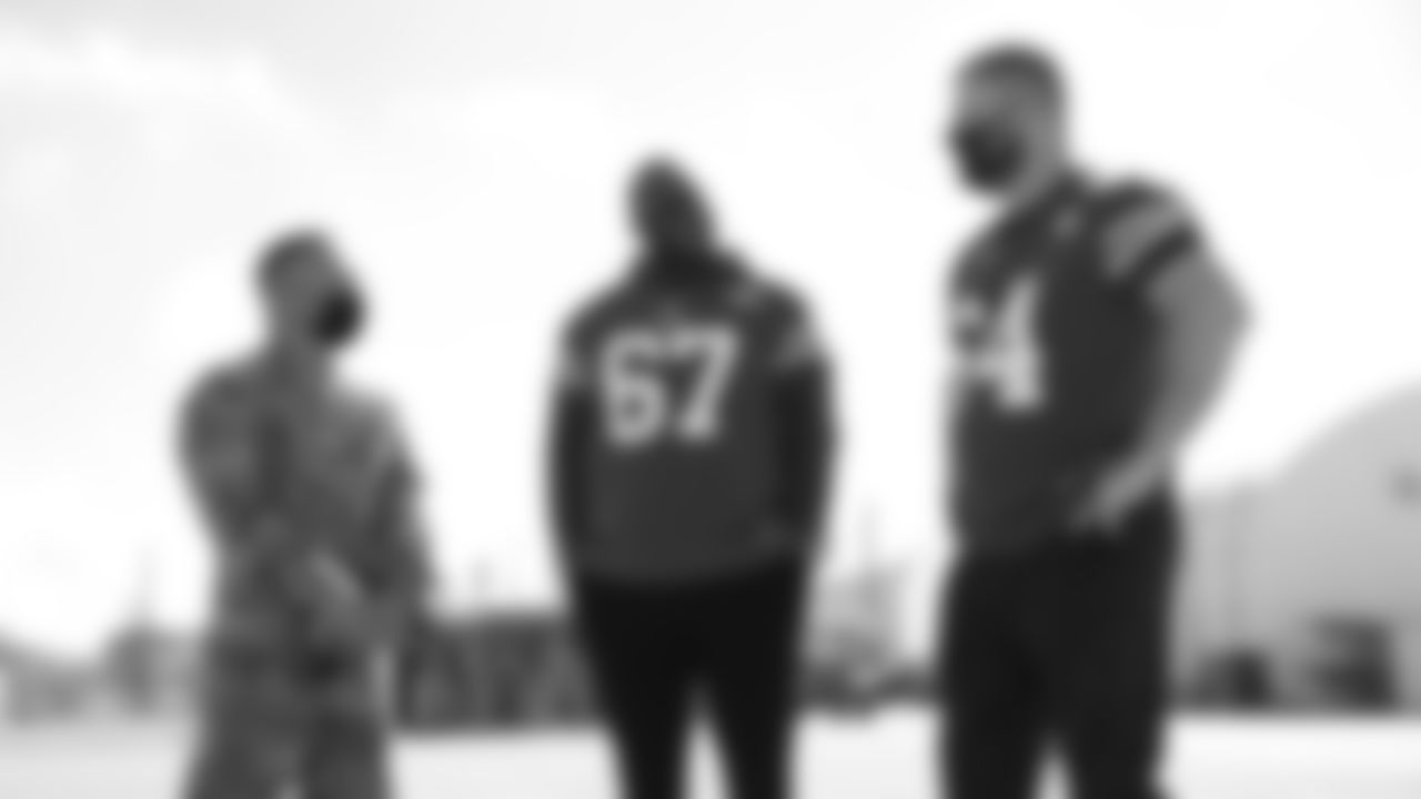 DL Darrion Daniels, OL Jake Brendel