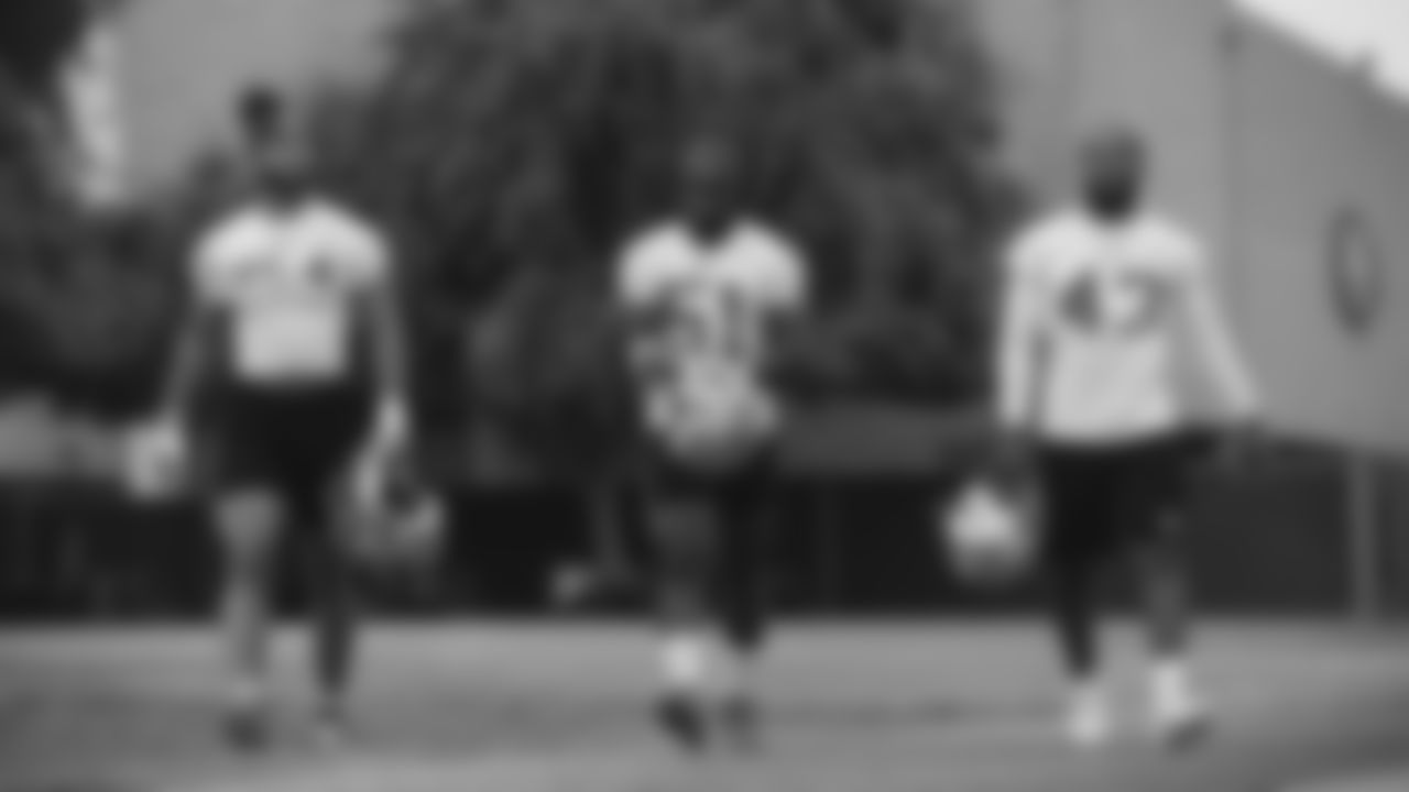LB Fred Warner, LB Azeez Al-Shaair and S Jared Mayden