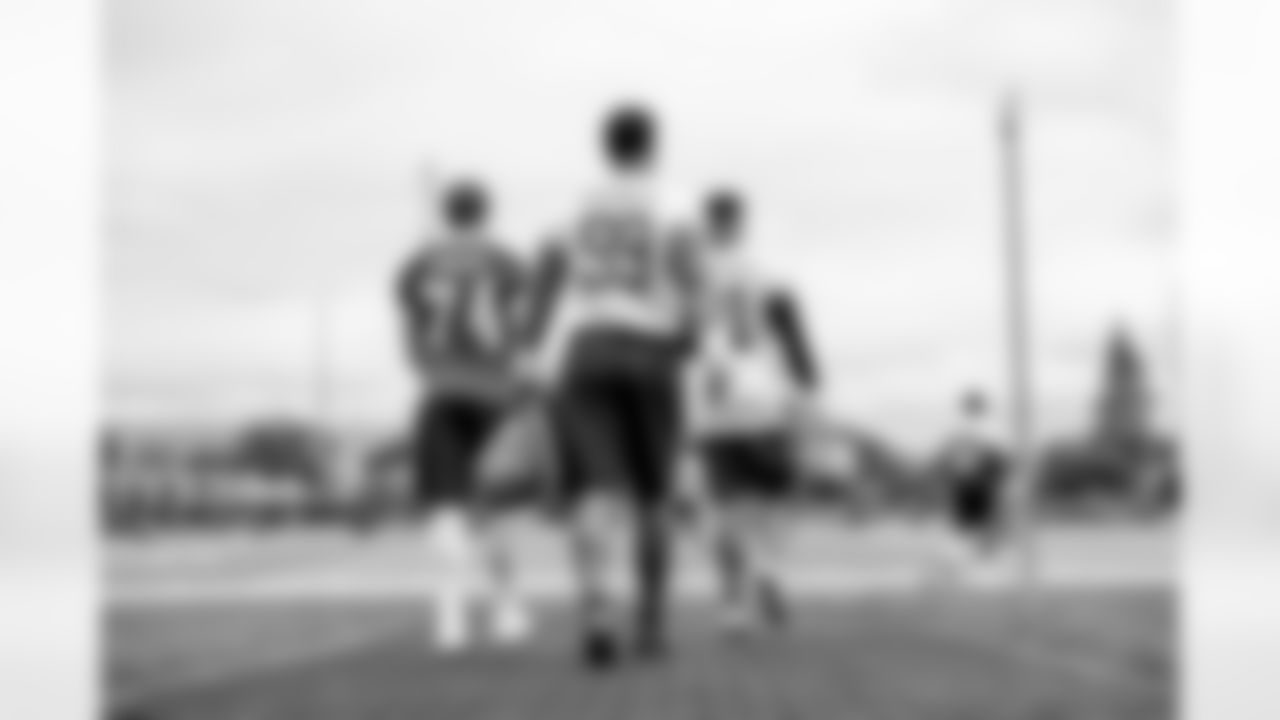 (Left to Right) T Joe Staley, DL DeForest Buckner, DL Arik Armstead