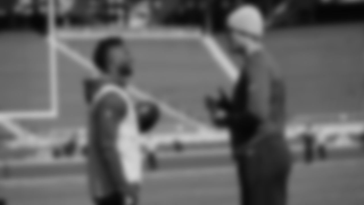 WR Emmanuel Sanders and Panthers TE Greg Olsen