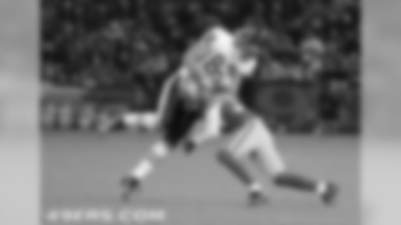 Goldson delivered this big hit on Bears tight end Greg Olsen.