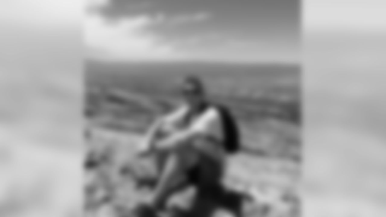 Jeff Driskel at the top of Mission Peak