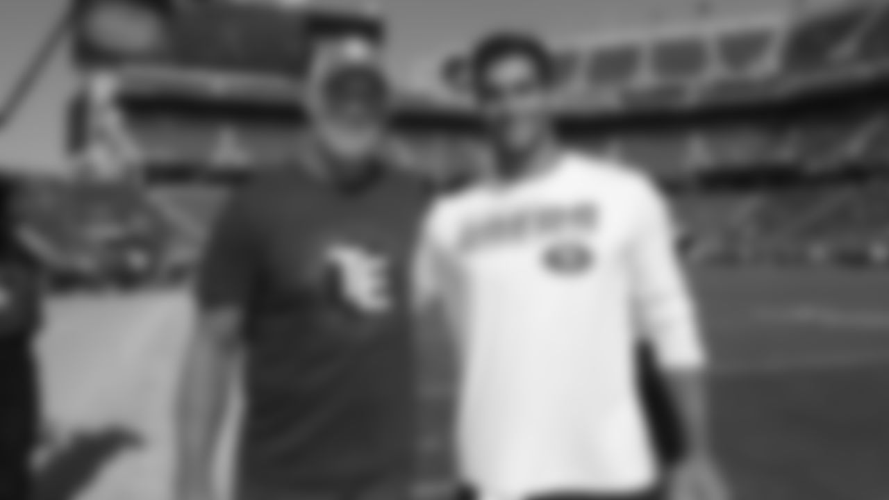 Brett Favre and QB Jimmy Garoppolo