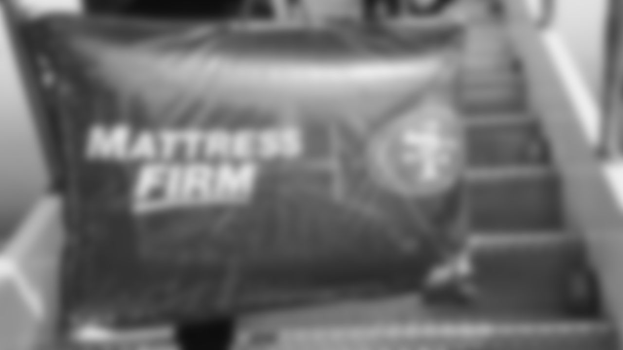 49ers Rest and Recover with Mattress Firm