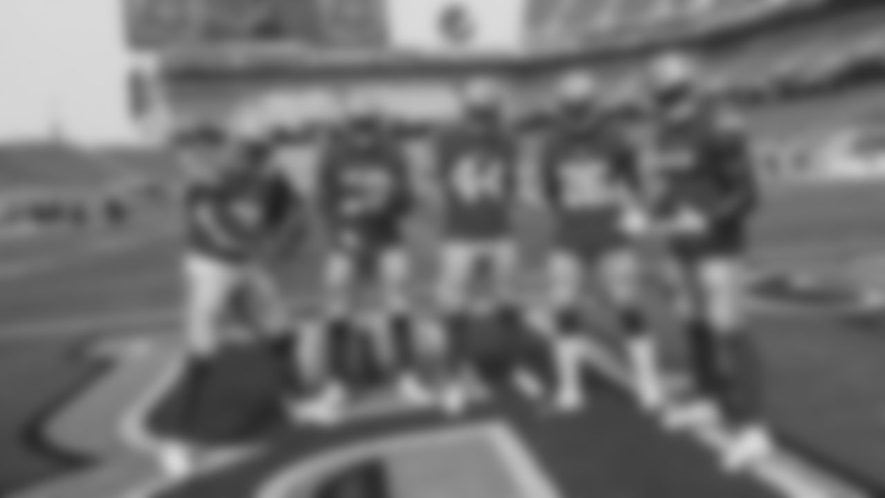 RB Jerick McKinnon, RB Jeff Wilson Jr., FB Kyle Juszczyk, RB Tevin Coleman and RB Raheem Mostert