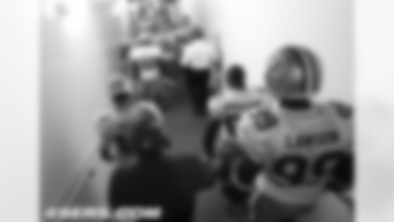 Zagaris followed the 49ers as they took the field in Minnesota.