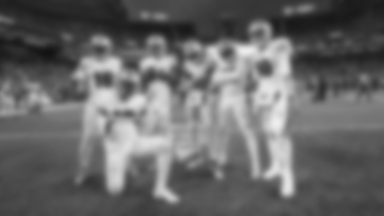 WR Dante Pettis, WR Deebo Samuel, WR Kendrick Bourne, WR Emmanuel Sanders, WR Richie James Jr. and QB Jimmy Garoppolo