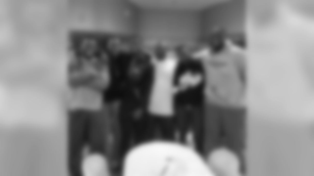 Tartt also spent time with his former teammates while in Birmingham, Al.
