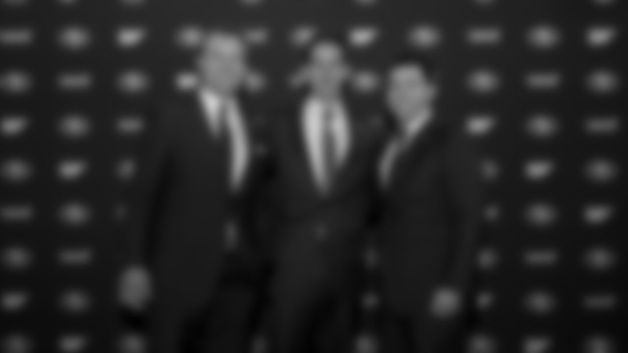 General Manager John Lynch, Head Coach Kyle Shanahan, CEO Jed York