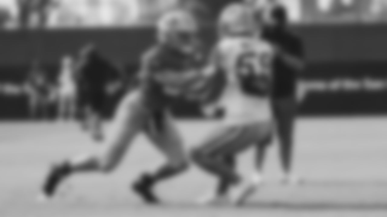 TE Charlie Woerner and LB Joe Walker