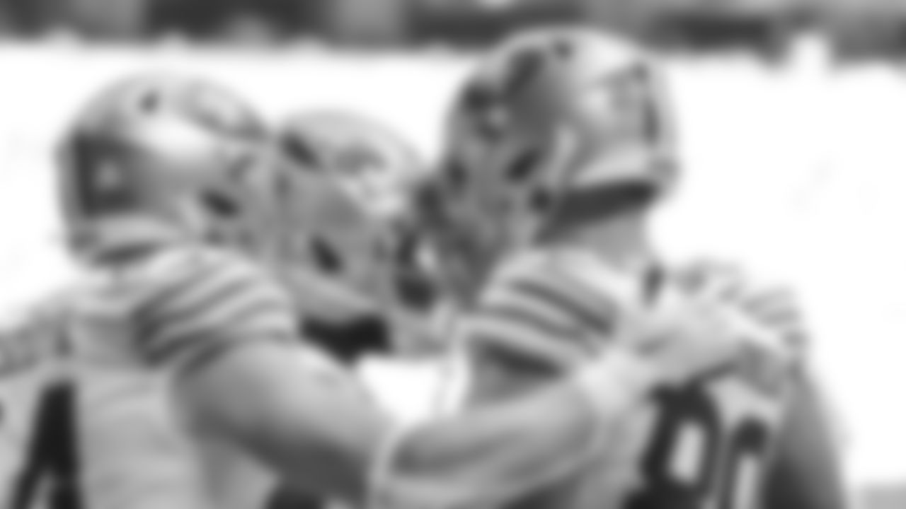 FB Kyle Juszczyk, WR Brandon Aiyuk, TE Charlie Woerner
