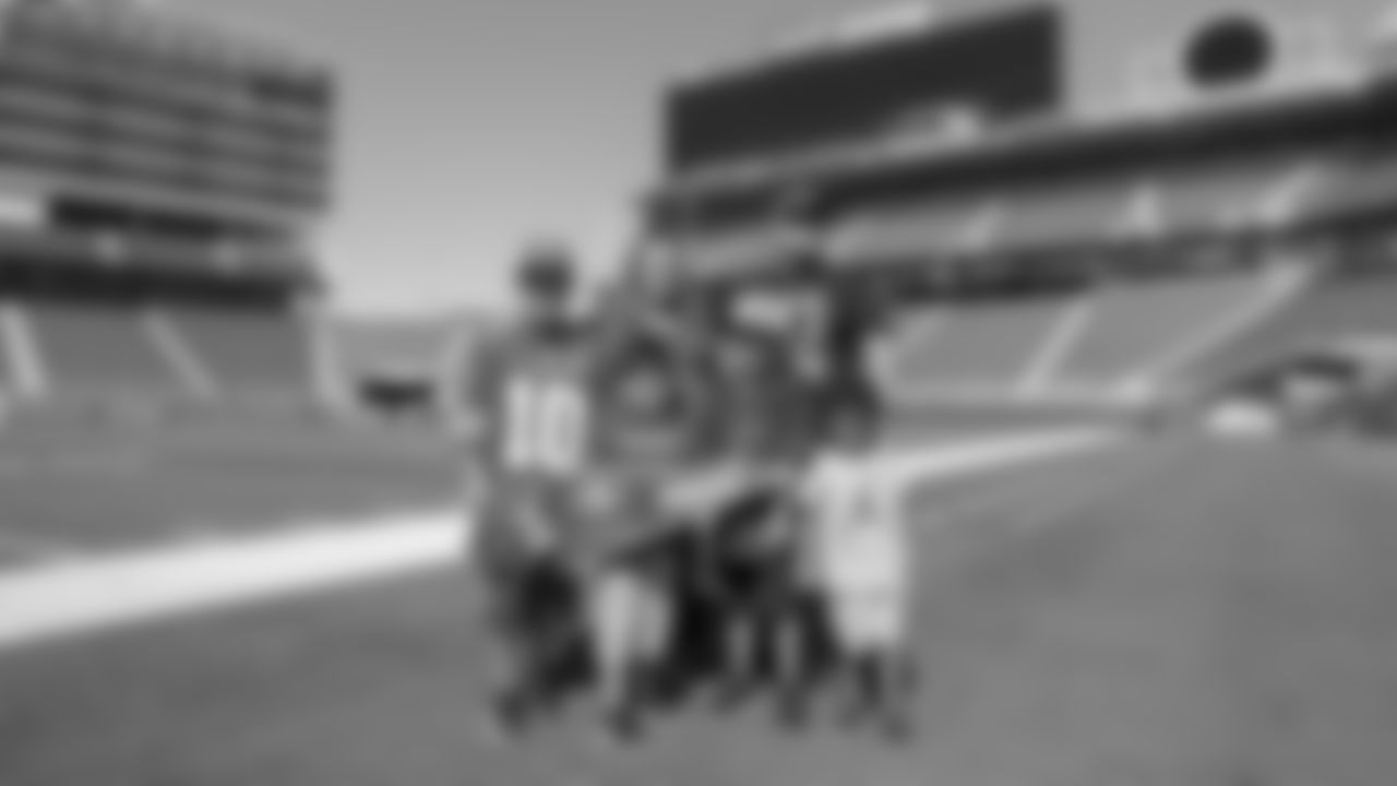 49ers Players Welcome Benny into the Huddle for a Special 49ers Wish