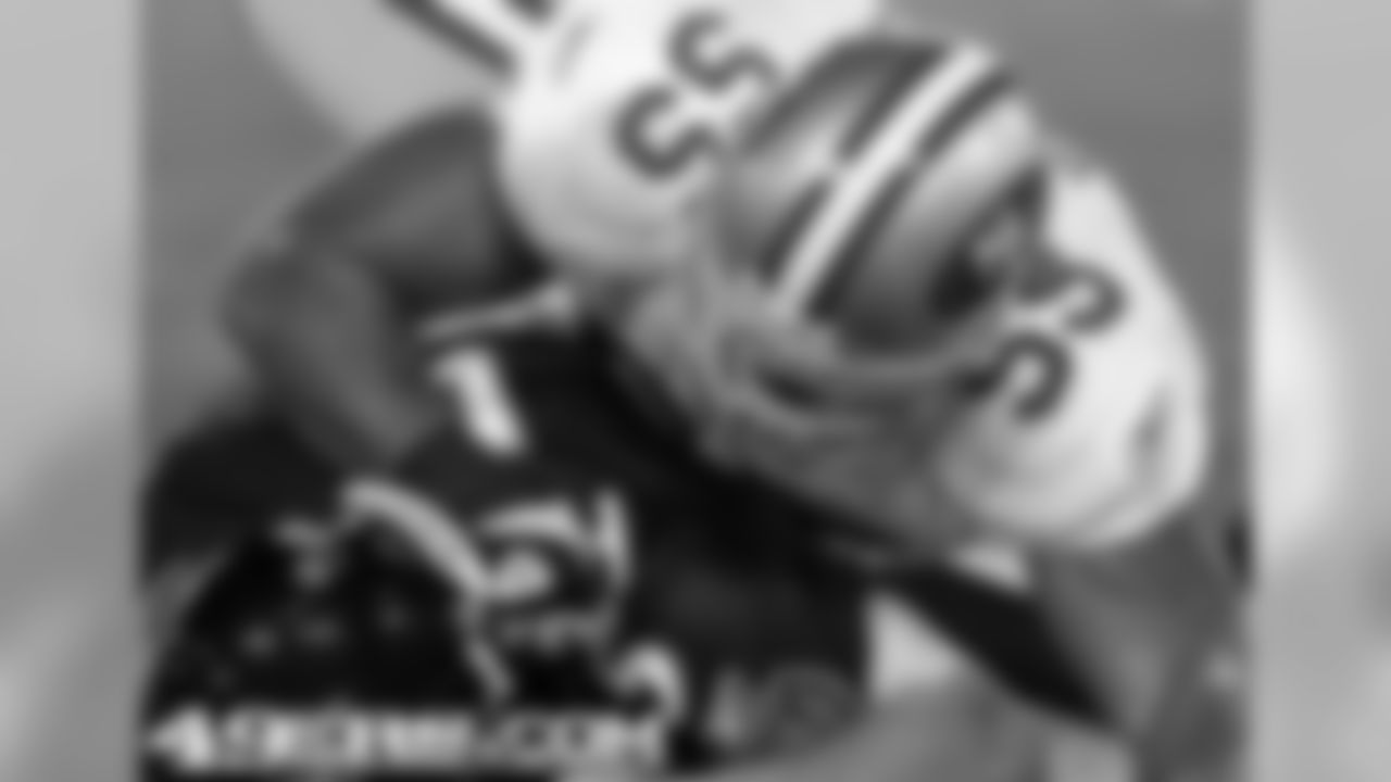 LB Ahmad Brooks vs. the Ravens in 2011