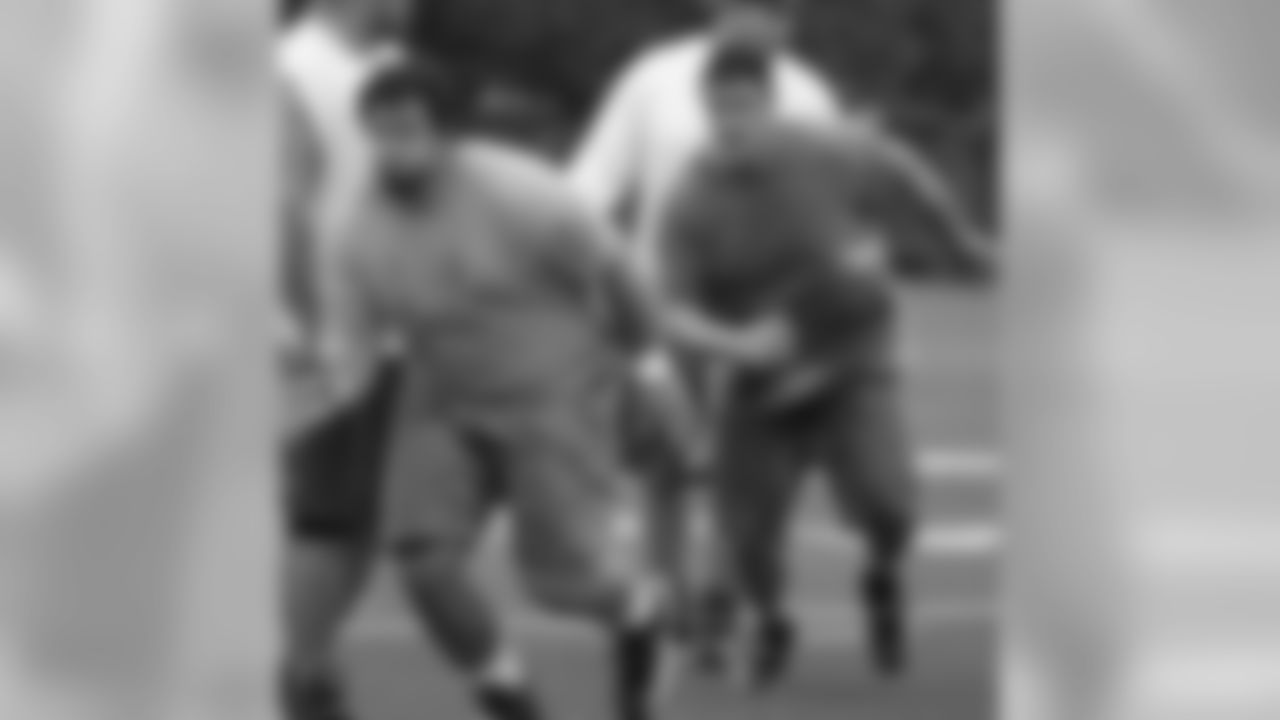 Offensive linemen Adam Snyder and Joe Staley