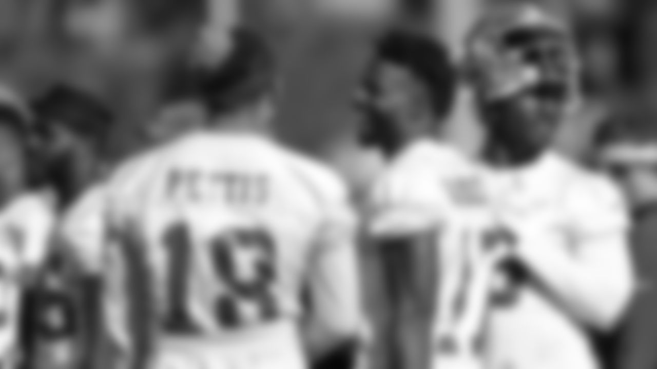 WR Dante Pettis, WR Emmanuel Sanders and WR Deebo Samuel