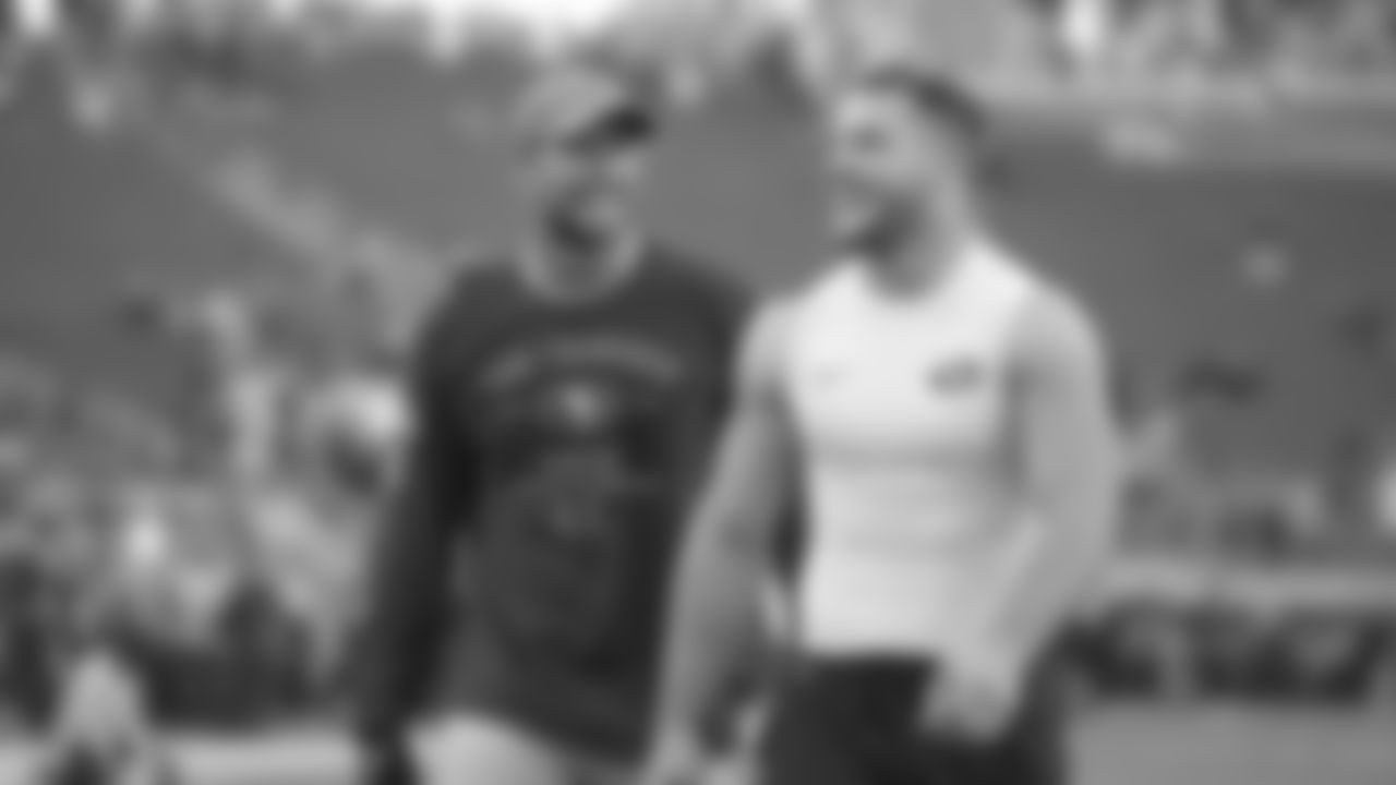 TE Garrett Celek and DL Nick Bosa
