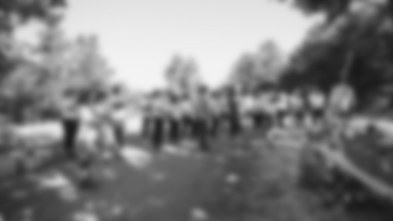 Azeez Al-Shaair and Front Office Staff Participate in Creek Clean-Up